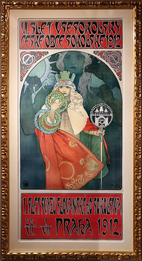 Alfons Mucha - 173, VI raduno generale della comunità ceca di sokol, 1912